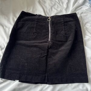 Forever 21 Black Mini Skirt with Zipper